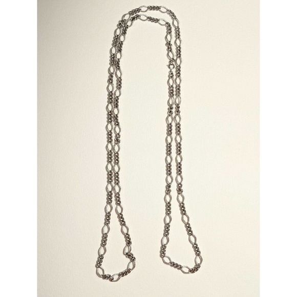 Elegant Silver Chain Necklace - Picture 3 of 5